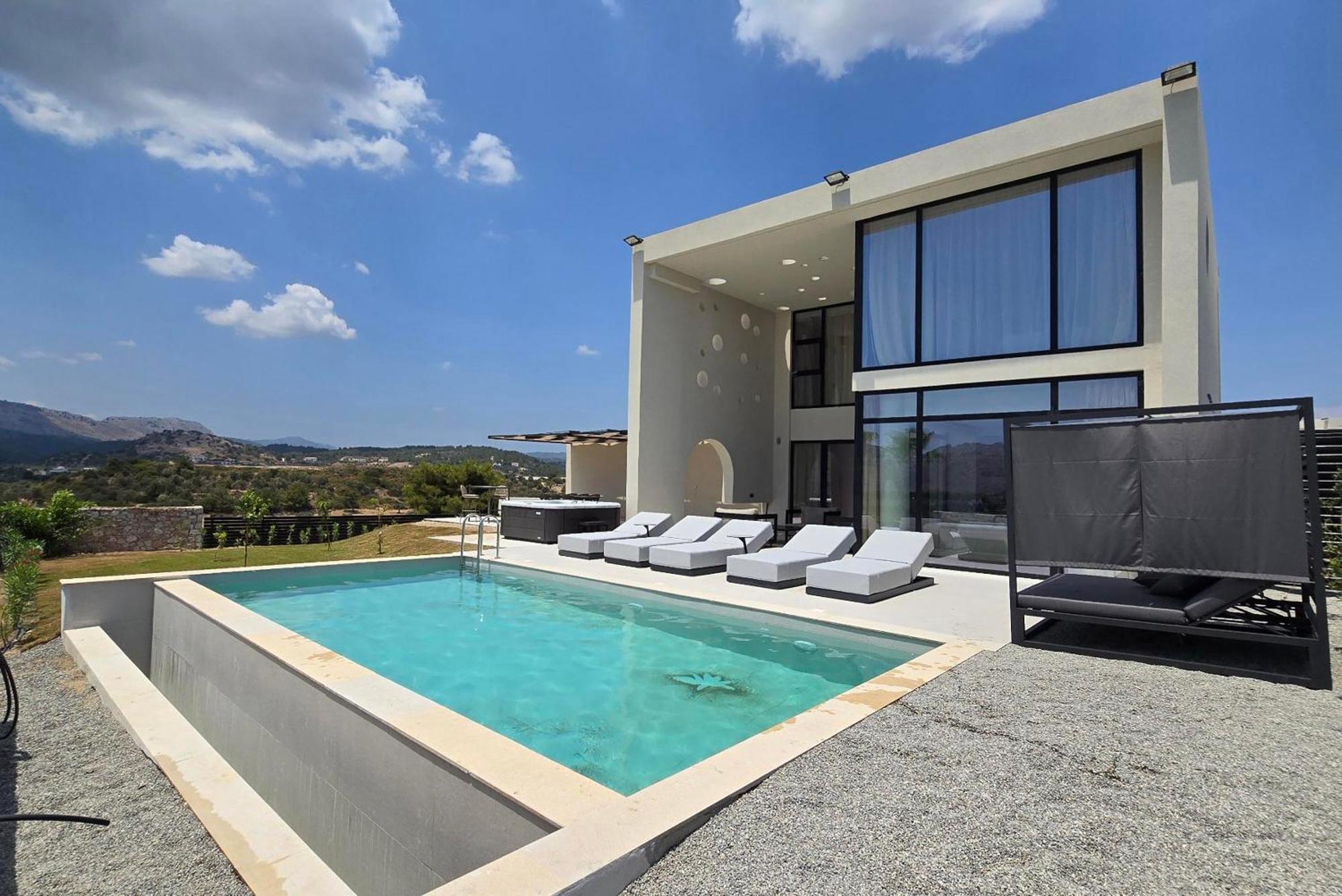 Trapezia Luxury Living Villa Kolymbia Exterior photo