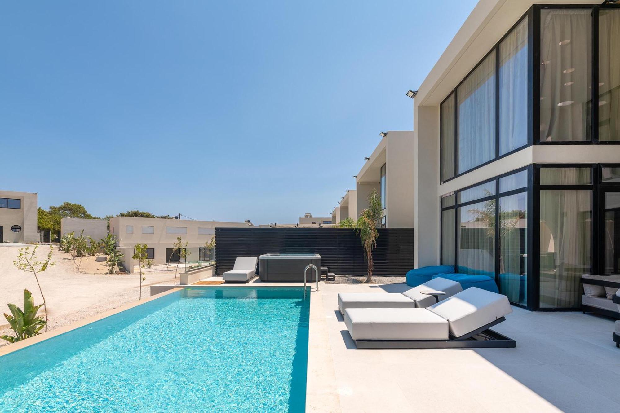 Trapezia Luxury Living Villa Kolymbia Exterior photo