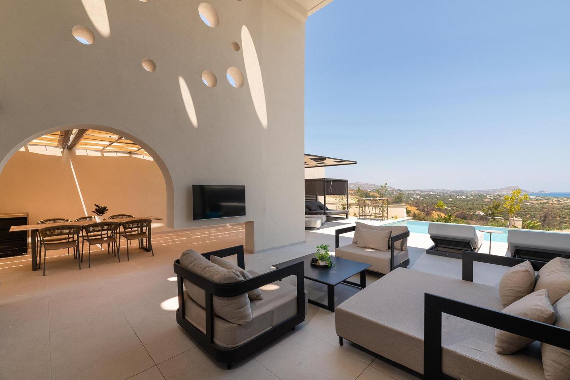 Trapezia Luxury Living Villa Kolymbia Exterior photo